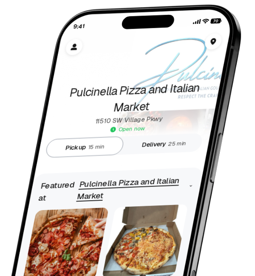 Pulcinella Pizza and Italian Market app preview