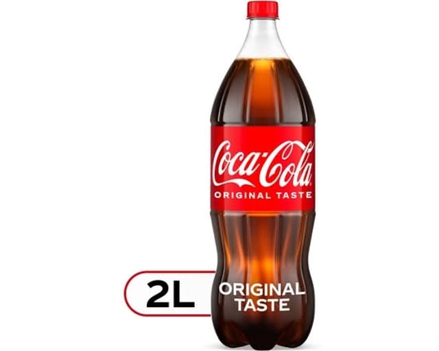 Coca Cola 2 Liter Bottle.